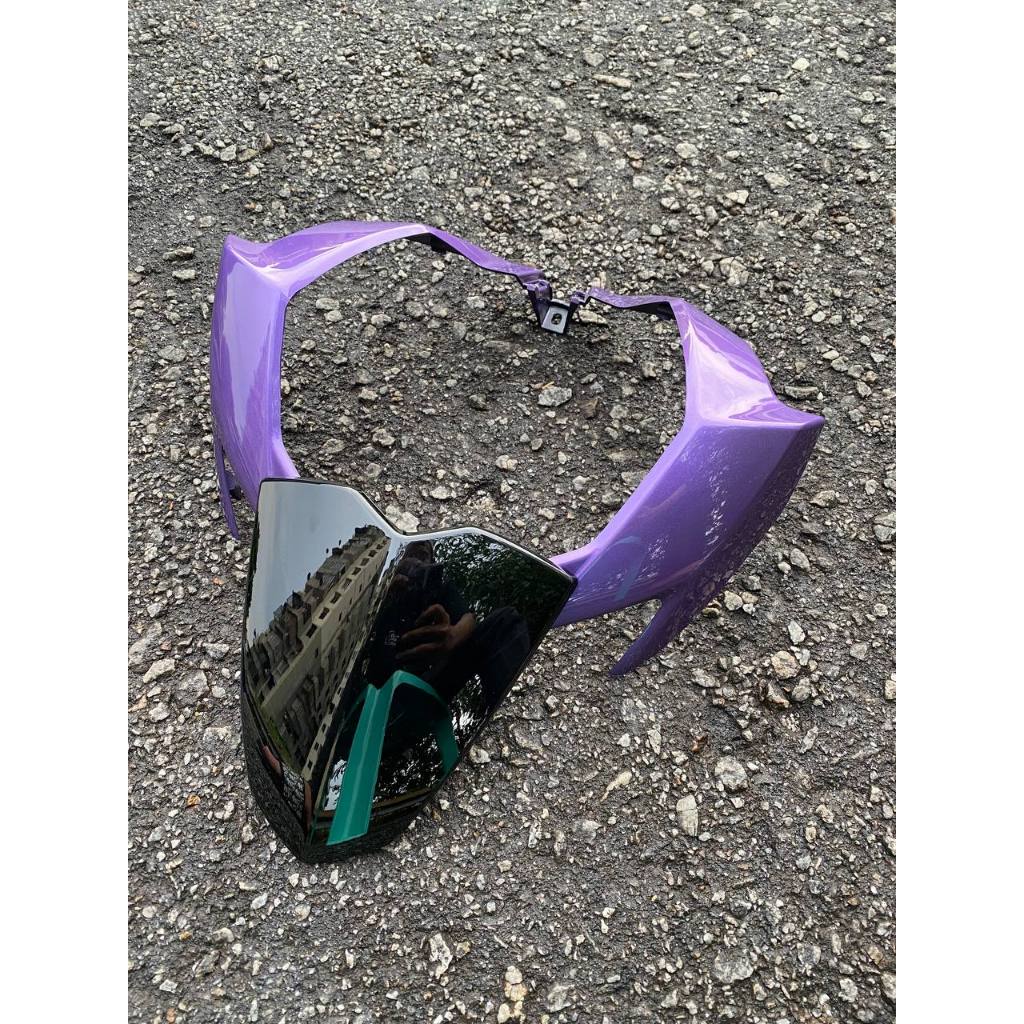 COVERSET BODYSET Y15ZR V1 V2 BPM1 PURPLE METALIC BLACK BATMAN 2015 SIAP TANAM PREMIUM EDITION Y15 ORIGINAL VELOZI