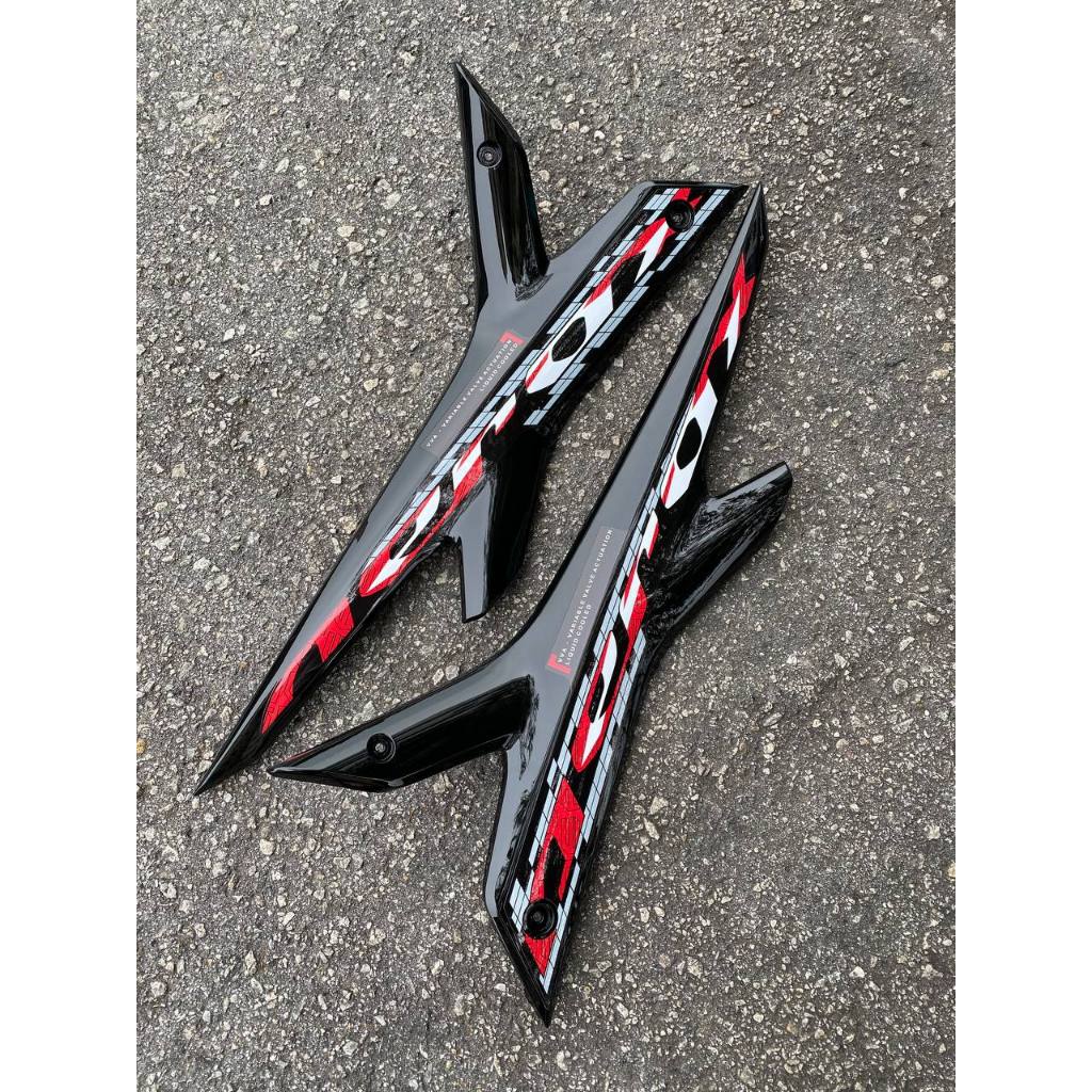 COVERSET BODYSET NVX 155 NVX155 V2 YAMAHA RED SUN WHITE MERAH PUTIH AEROX EDITION VELOZI SIAP TANAM NVX-V2-ARX-4