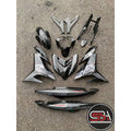 COVER SET Y15ZR V1 V2 MX KING METALIC BLACK HITAM LINE MERAH TANAM COVERSET PREMIUM EDITION YSUKU ORIGINAL VELOZI