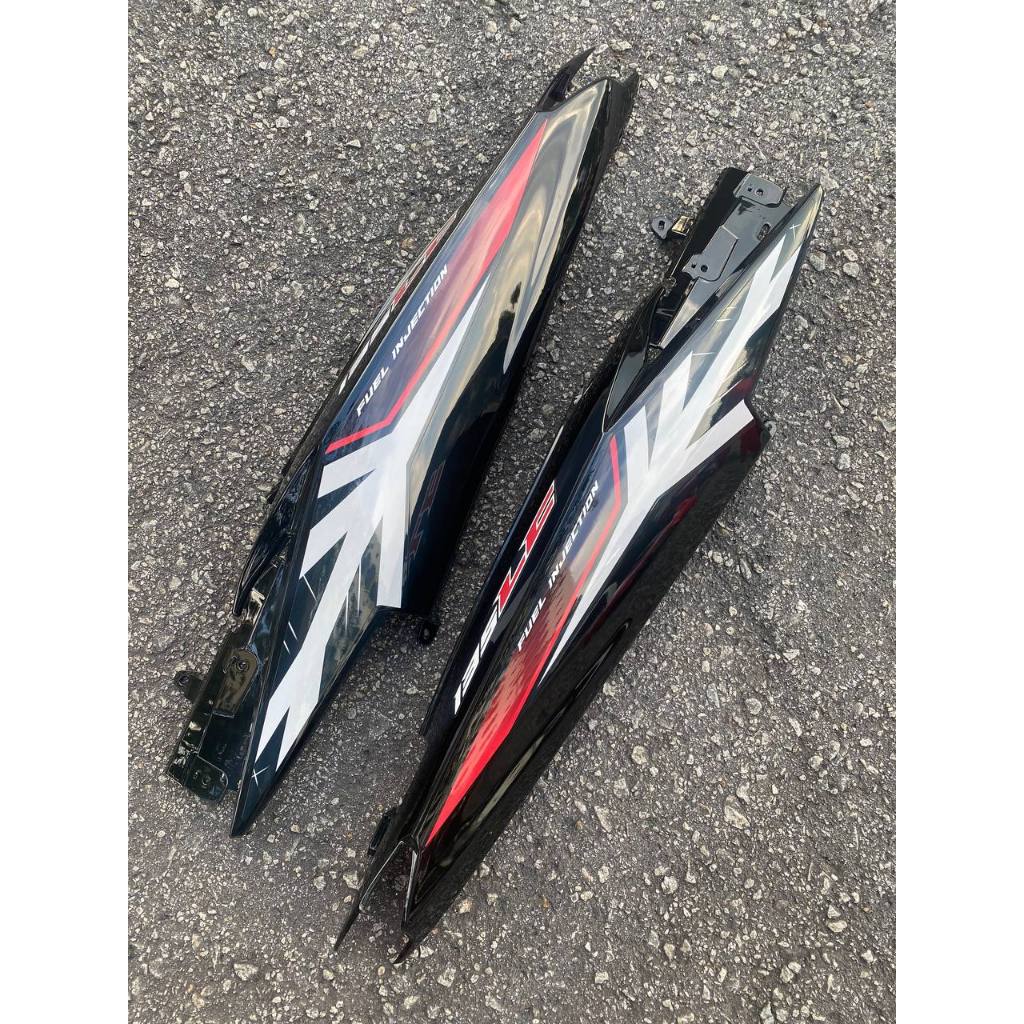 COVERSET YAMAHA LC LC135 V6 V7 RM7 S3 MERAH SILVER STANDARD DESIGN L6-ST-11 BODYSET SIAP TANAM VELOZI WITH COVER METER