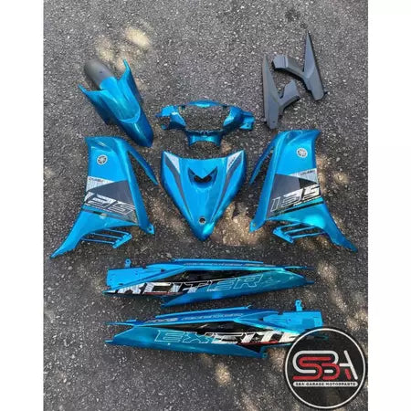COVERSET YAMAHA LC135 V1 V2 V3 V4 V5 EXR BLACK WHITE GREY ORANGE RED CM6 EXCITER RC 2020 OEM SET STRIPE TANAM