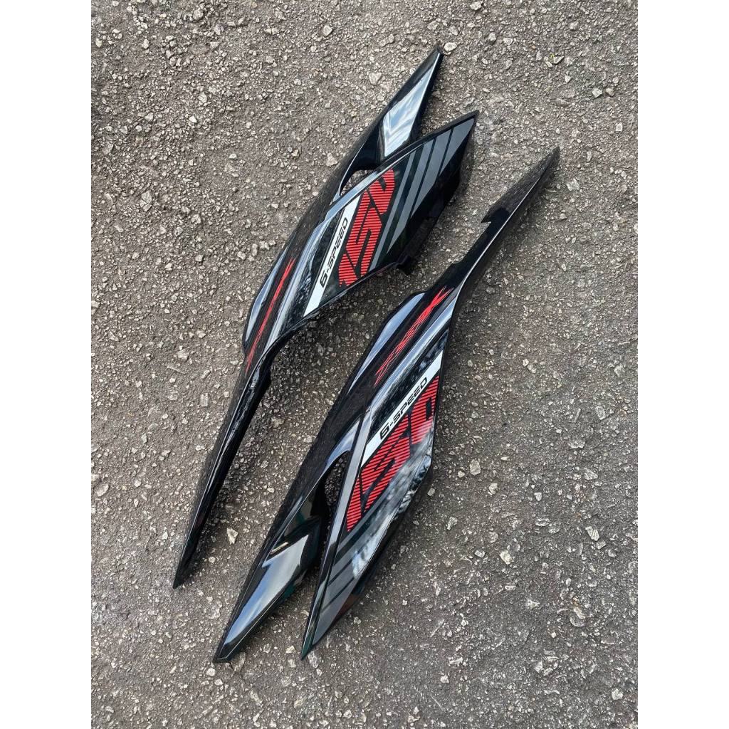 HONDA RSX RS-X 150 RSX150 COVERSET DOCTOR P BLACK BATMAN 031 2015 / VELOZI RSX-BM-1 COLOR SIAP TANAM CLEAR