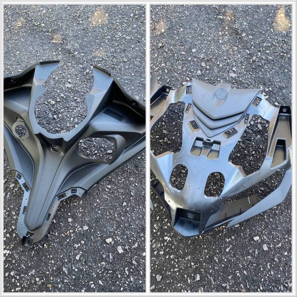 INNER PANEL LENGKAP ORIGINAL YAMAHA Y16 V1 V2 ABS HLY / DOCTOR COMPLETE SET COVER HITAM MATTE BLACK / KILAT 17 ITEMS