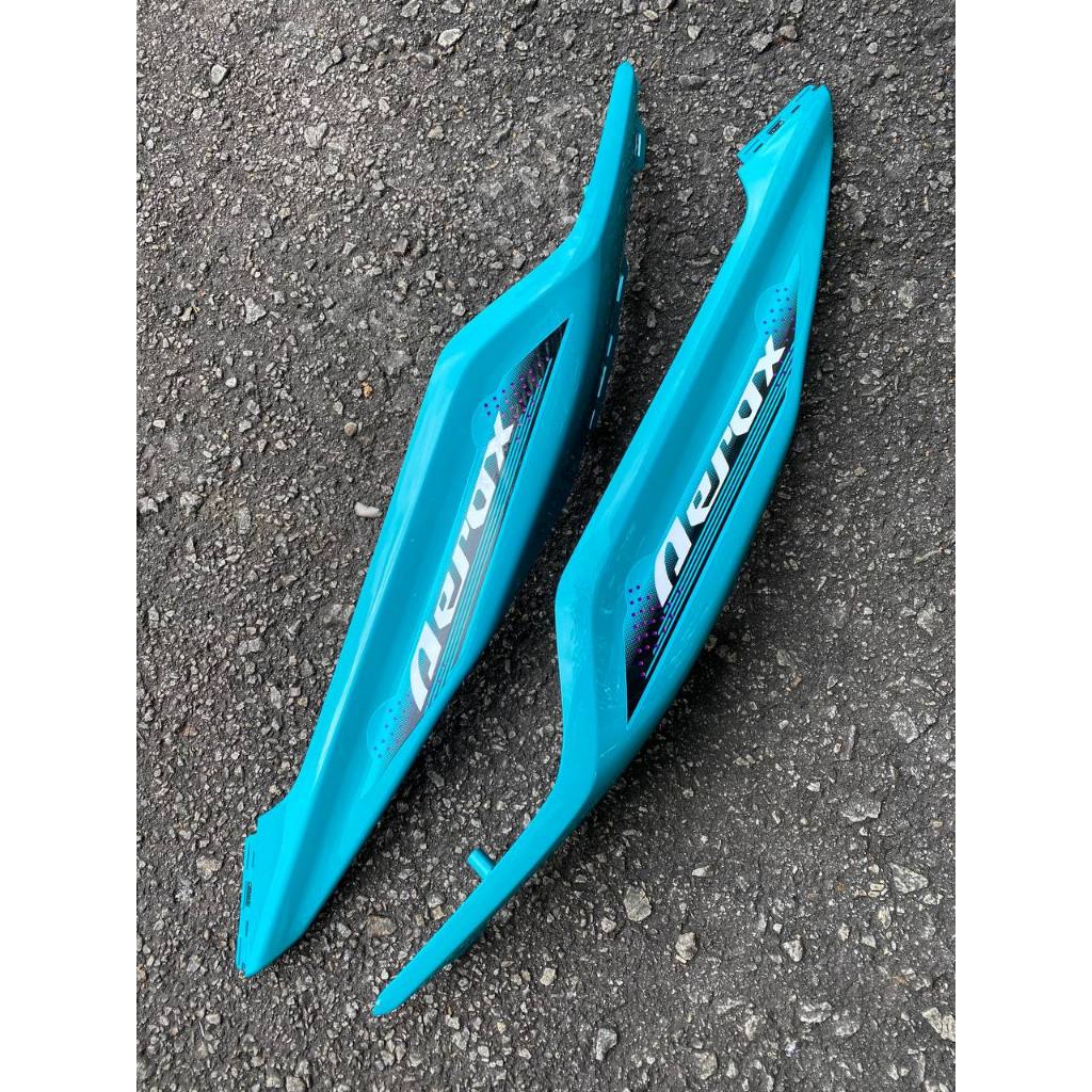 COVERSET BODYSET NVX 155 NVX155 V2 YAMAHA CS6 MS1 CYAN SILVER AEROX EDITION VELOZI SIAP TANAM NVX-V2-ARX-1