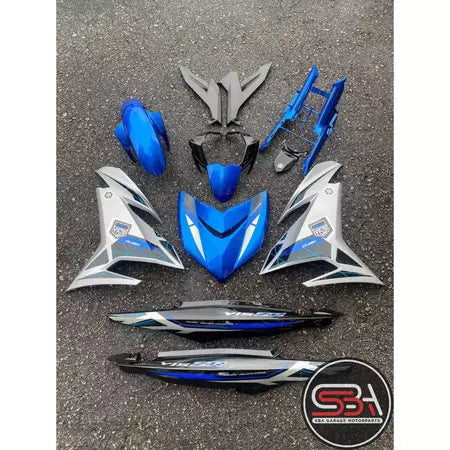 COVERSET BODYSET YAMAHA Y15 Y15ZR YSUKU V1 V2 ORIGINAL HLY VELOZI MS1 VPBC5 BIRU SILVER MATT TITAN HONG LEONG 2020