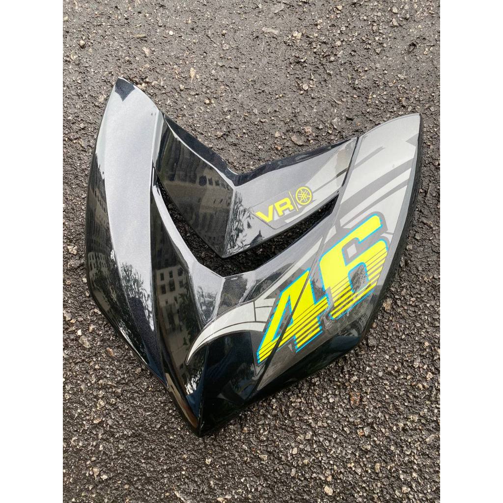 COVERSET YAMAHA BODYSET Y15 YSUKU Y15ZR V1 V2 HITAM 46 BLACK SPECIAL EDITION SILVER STRIPE TANAM CLEAR VELOZI VR46-1