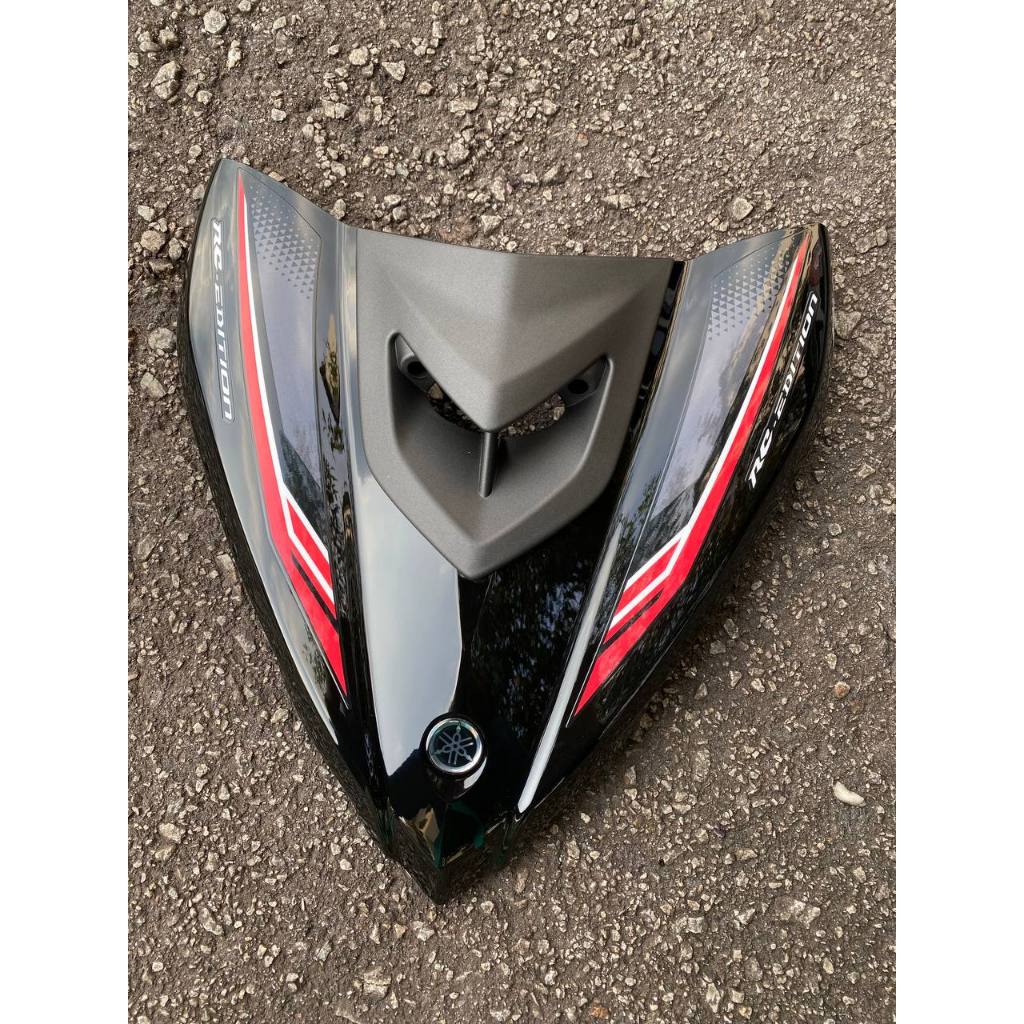 YAMAHA LC LC135 V6 V7 MATELIC BLACK RC HITAM MERAH COVERSET BODYSET SIAP TANAM VELOZI DOCTOR 009 L6-RC-1