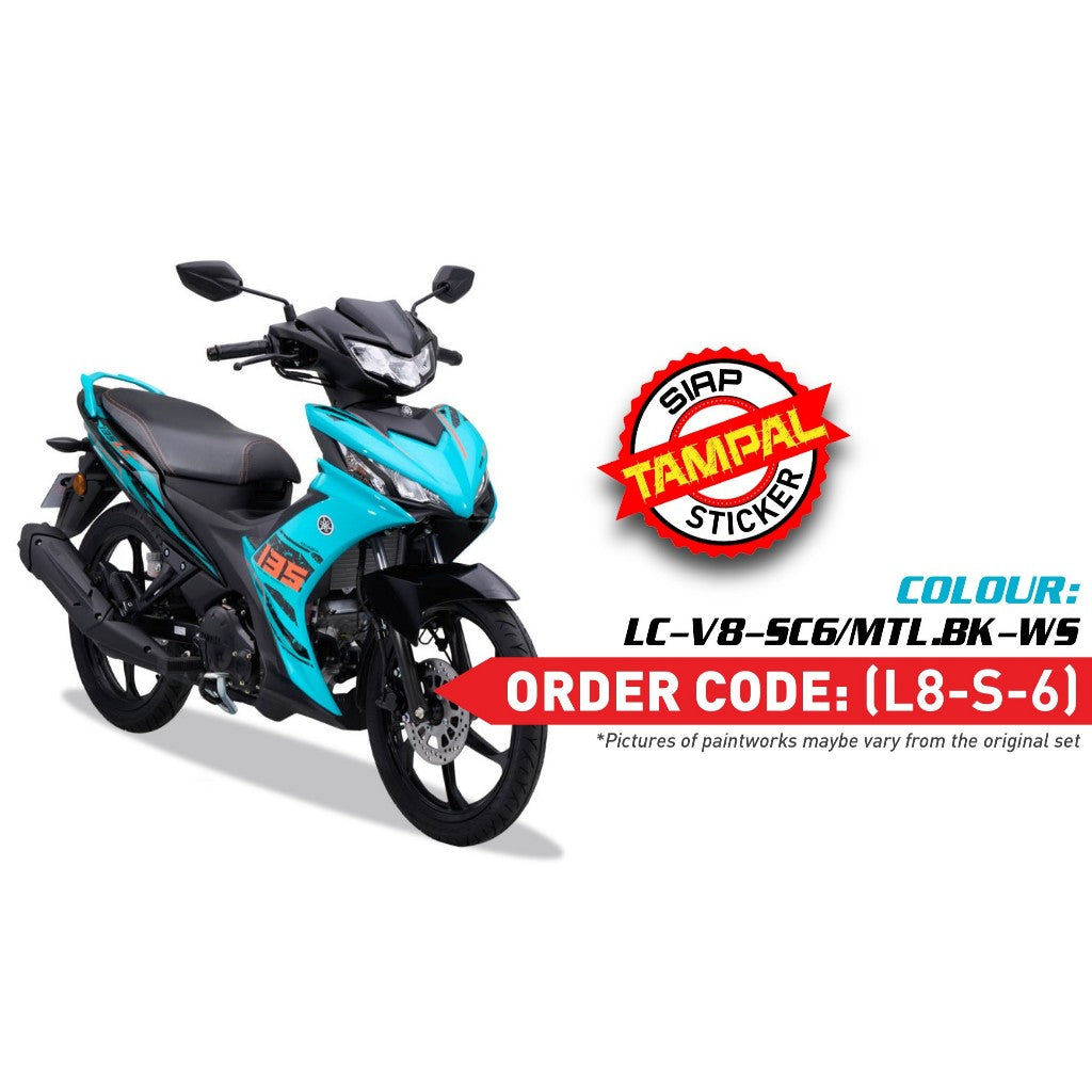 COVERSET BODYSET LC135 LC V8 VELOZI / DR STANDARD CS6 SC6 FUEL INJECTION FI YAMAHA SIAP TAMPAL / TANAM DOCTOR OEM