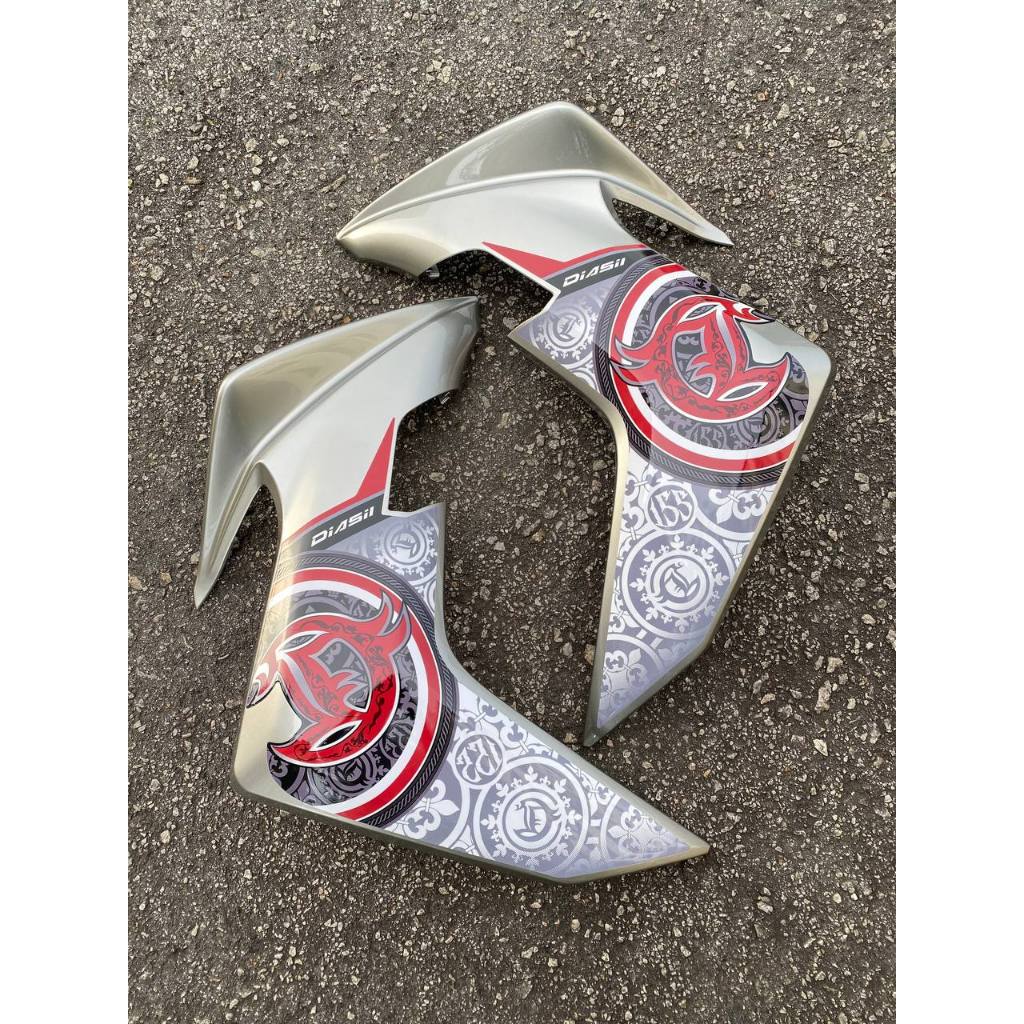 Y16 V1 V2 COVERSET Y16ZR RM7 S3 MERAH SILVER BATIK Y16-B-2 ORIGINAL VELOZI YAMAHA SIAP TANAM READY STOK