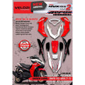 COVERSET BODYSET NVX 155 NVX155 V2 YAMAHA THAI ARX RED WHITE MERAH AEROX EDITION VELOZI SIAP TANAM NVX-V2-ARX-T-1