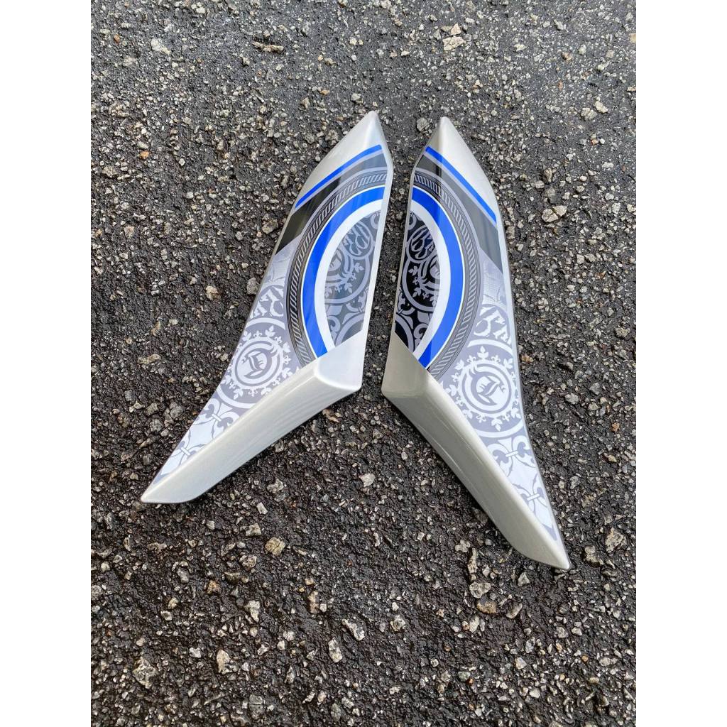Y16 V1 V2 COVERSET Y16ZR BIRU SILVER BATIK VPBC5 S3 Y16-B-3 ORIGINAL VELOZI YAMAHA SIAP TANAM READY STOK