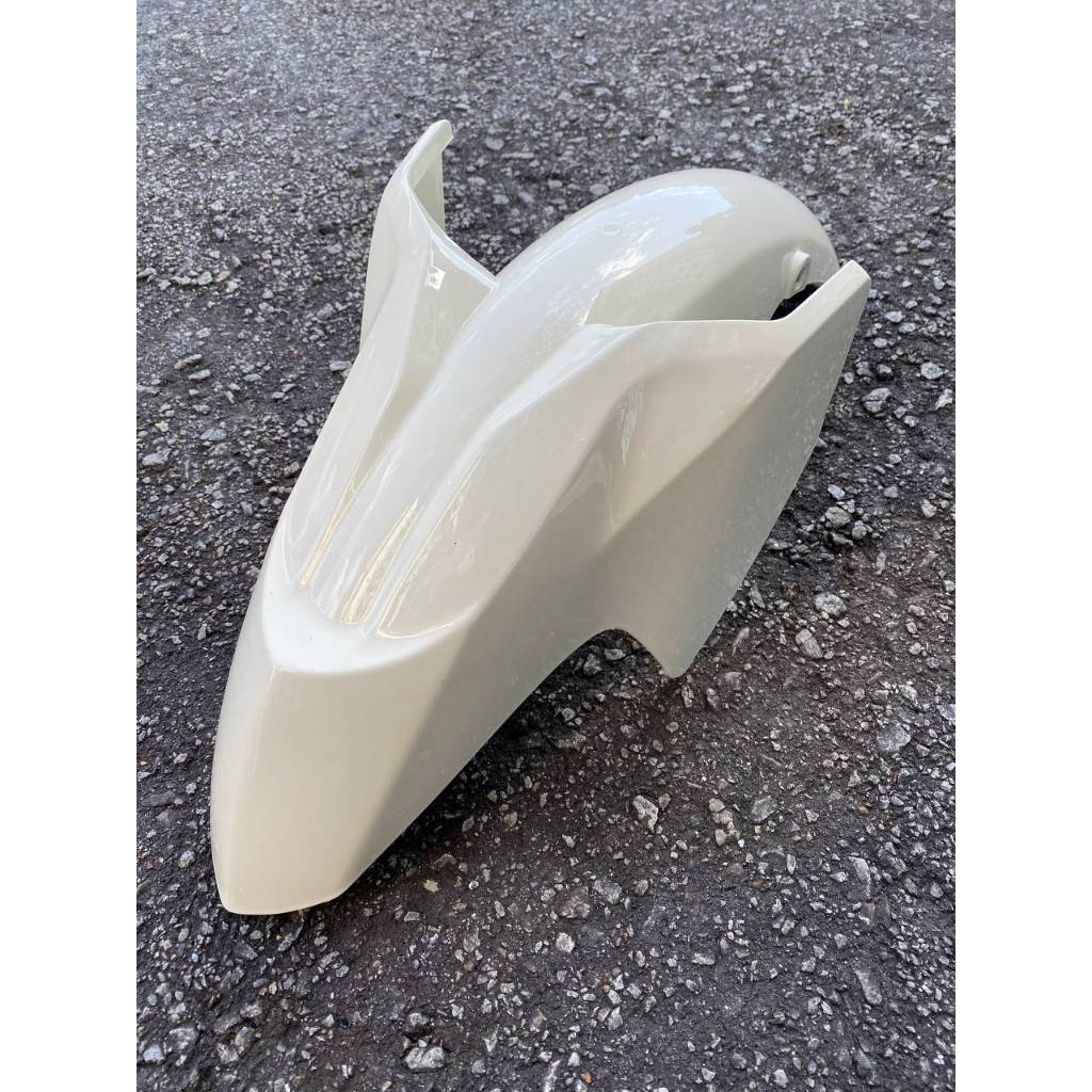 YAMAHA LC LC135 V6 V7 CREAMY WHITE EXCITER GP - COVERSET BODYSET SIAP TANAM ORIGINAL VELOZI WITH COVER METER