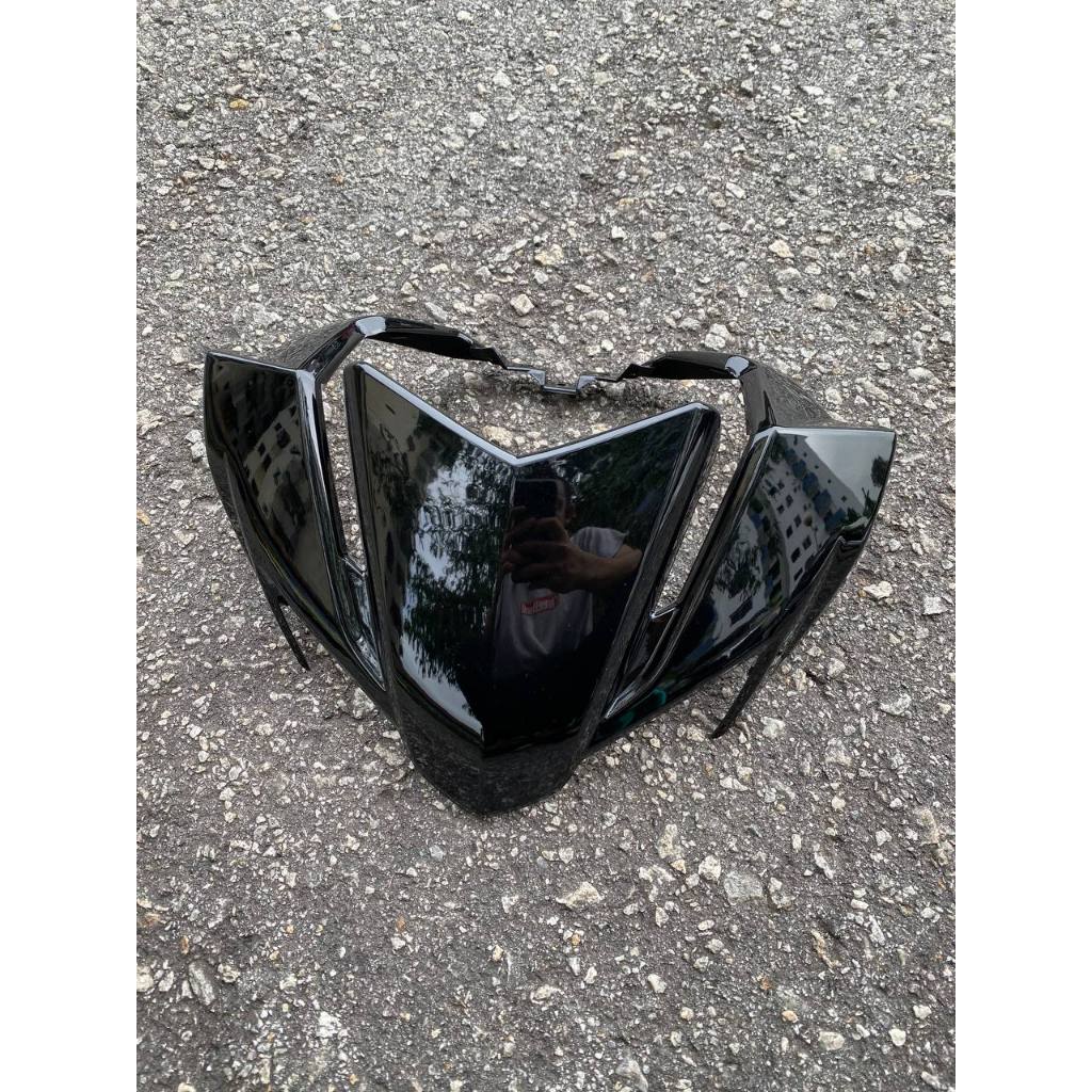 COVERSET BODYSET LC135 LC V8 M BLACK HITAM PATTERN LINE FUEL INJECTION FI YAMAHA SIAP TANAM DOCTOR 006 VIETNAM EDITION
