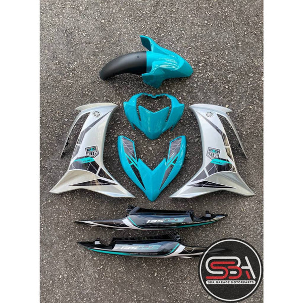 LC135 LC V8 CS6 SILVER 003 FUEL INJECTION FI YAMAHA BODYSET COVERSET READY TO INSTALL DOCTOR OEM EDITION