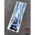 STICKER / STRIPE BODY SET / COVER SET 125ZR MORITAKA BIRU SKALA BLUE YAMAHA ORIGINAL