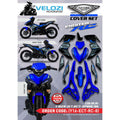 Y16 V1 V2 COVERSET Y16ZR EXCITER RC DPBMC BLACK BIRU ABS Y16-ECT-RC-8 ORIGINAL VELOZI YAMAHA SIAP TANAM READY STOK