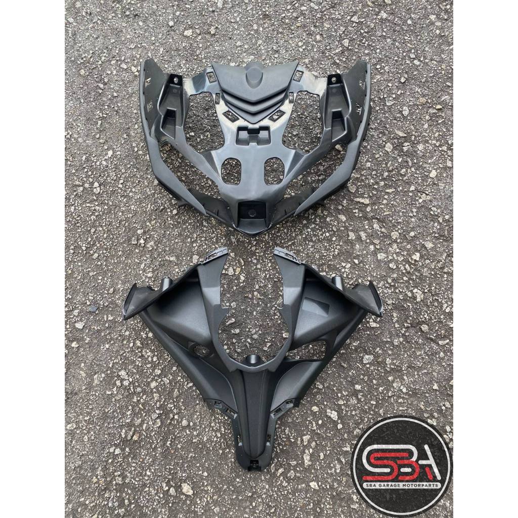 Y16 V1 V2 ABS COVERSET Y16ZR VRC GREY RED 2025 STANDARD DESIGN ORIGINAL VELOZI YAMAHA SIAP TAMPAL READY STOK