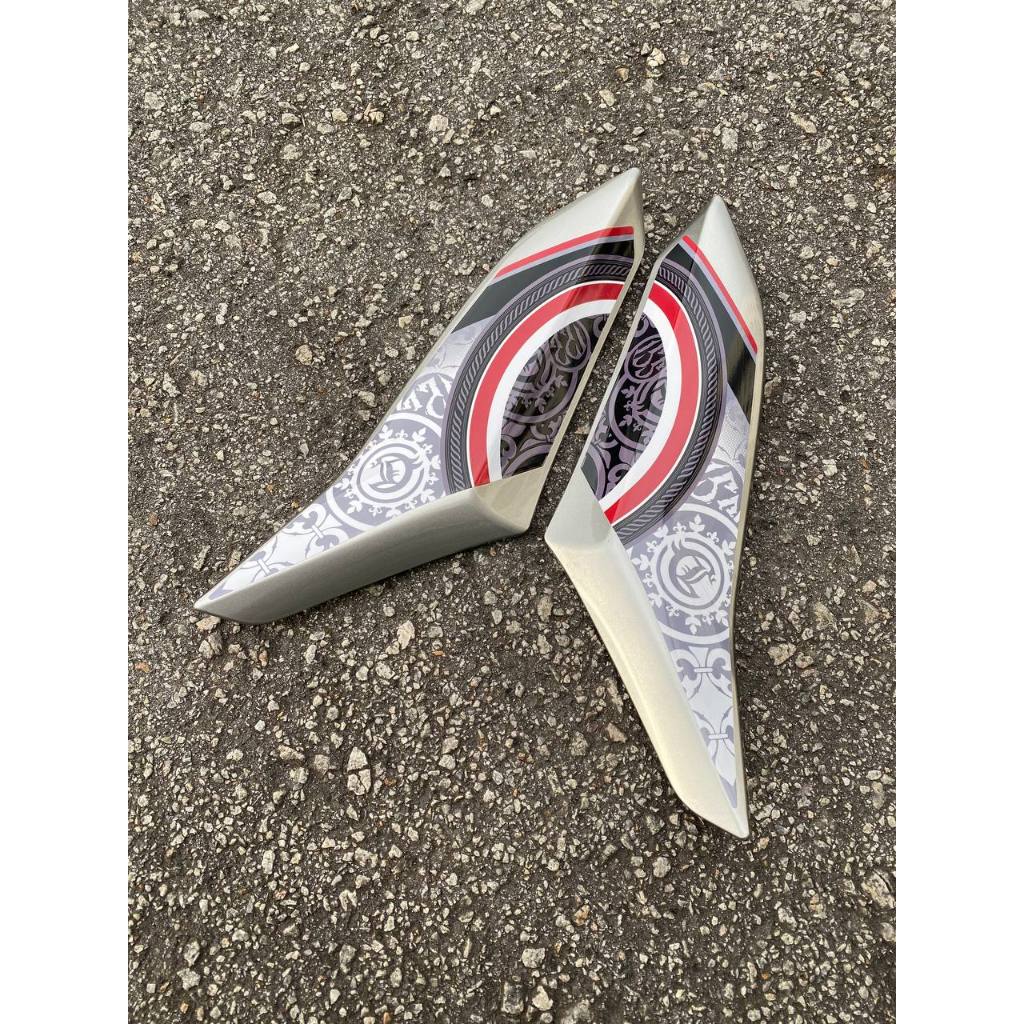 Y16 V1 V2 COVERSET Y16ZR RM7 S3 MERAH SILVER BATIK Y16-B-2 ORIGINAL VELOZI YAMAHA SIAP TANAM READY STOK