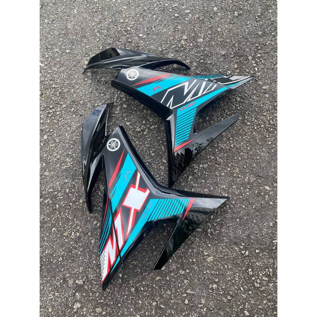 COVER SET Y15ZR V1 V2 MX KING CYAN CS6 BLACK SIAP TANAM COVERSET PREMIUM EDITION BODYSET Y15ZR YSUKU NEW ORIGINAL VELOZI