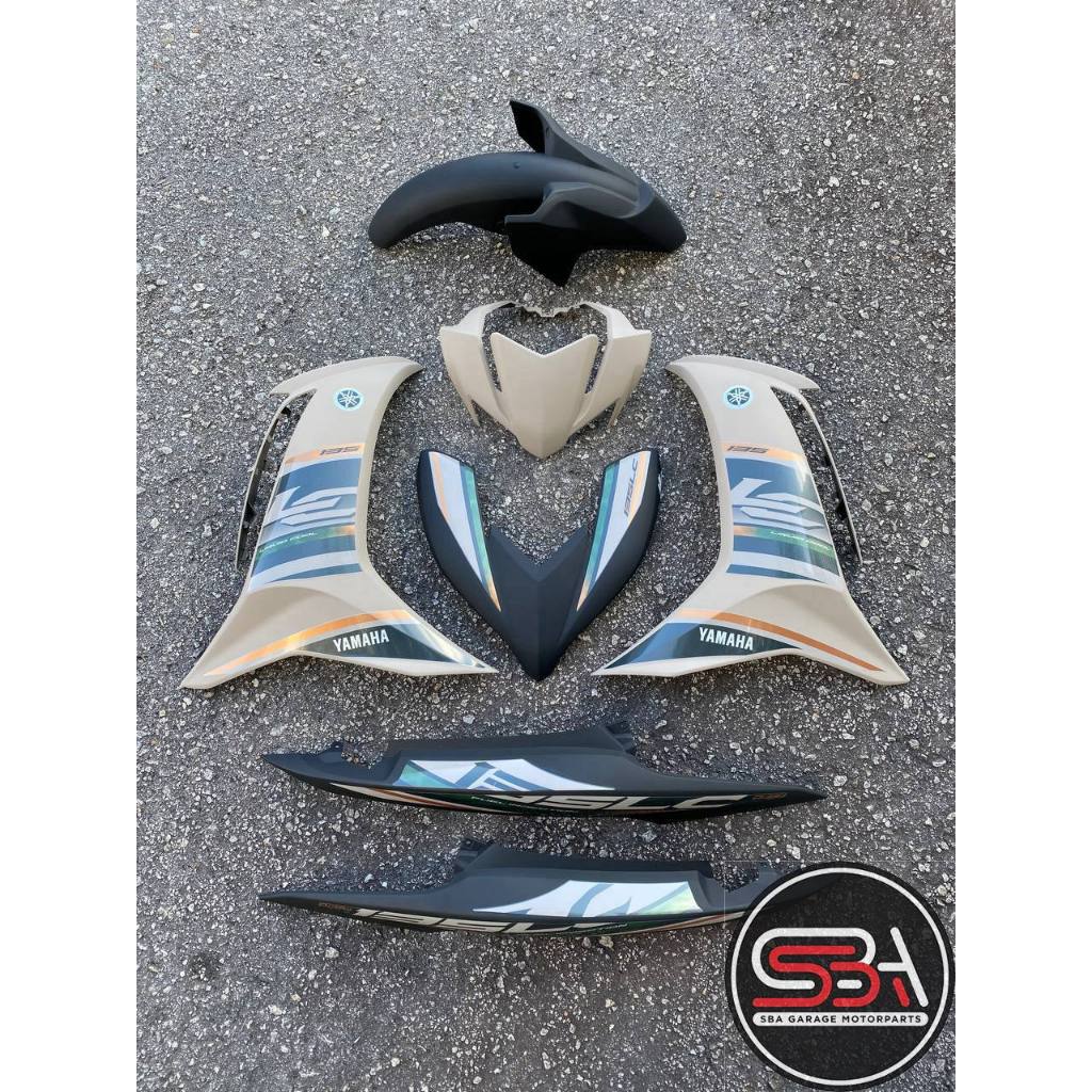 COVERSET BODYSET LC135 LC V8 STANDARD DESIGN 2025 SANDSTORM MYNS1 FUEL INJECTION FI YAMAHA SIAP TANAM DOCTOR VELOZI