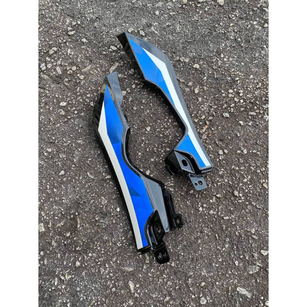 COVERSET BODYSET YAMAHA LAGENDA SRL 115 / 115Z FI VPBC5 BLACK WS STANDARD DESIGN STICKER SIAP TAMPAL VELOZI SET