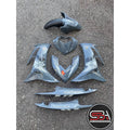 COVERSET BODYSET LC135 LC V8 NARDO / NANO GREY FUEL INJECTION FI YAMAHA SIAP TANAM DOCTOR 018 OEM