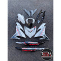 COVERSET Y15ZR Y15 V1 V2 SNIPER MX BLACK WHITE SIAP TANAM ORIGINAL VELOZI PREMIUM BODYSET SMX1