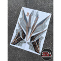 STICKER STRIPE BODYSET COVERSET LC 135 V7 MORITAKA SE STEALTH GOLD ORIGINAL YAMAHA NO 20