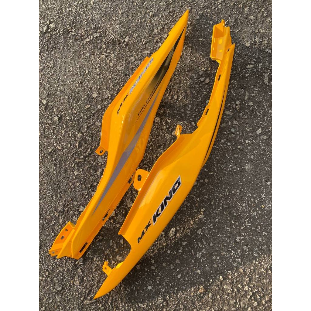 Y16 COVERSET Y16ZR MX KING SUNNY YELLOW GREY MATT Y16-MXK-1 ORIGINAL VELOZI YAMAHA SIAP TANAM READY STOK