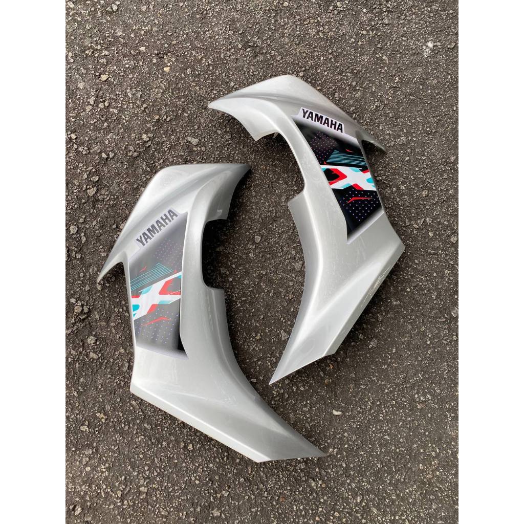 COVERSET BODYSET NVX 155 NVX155 V2 YAMAHA CS6 MS1 CYAN SILVER AEROX EDITION VELOZI SIAP TANAM NVX-V2-ARX-1