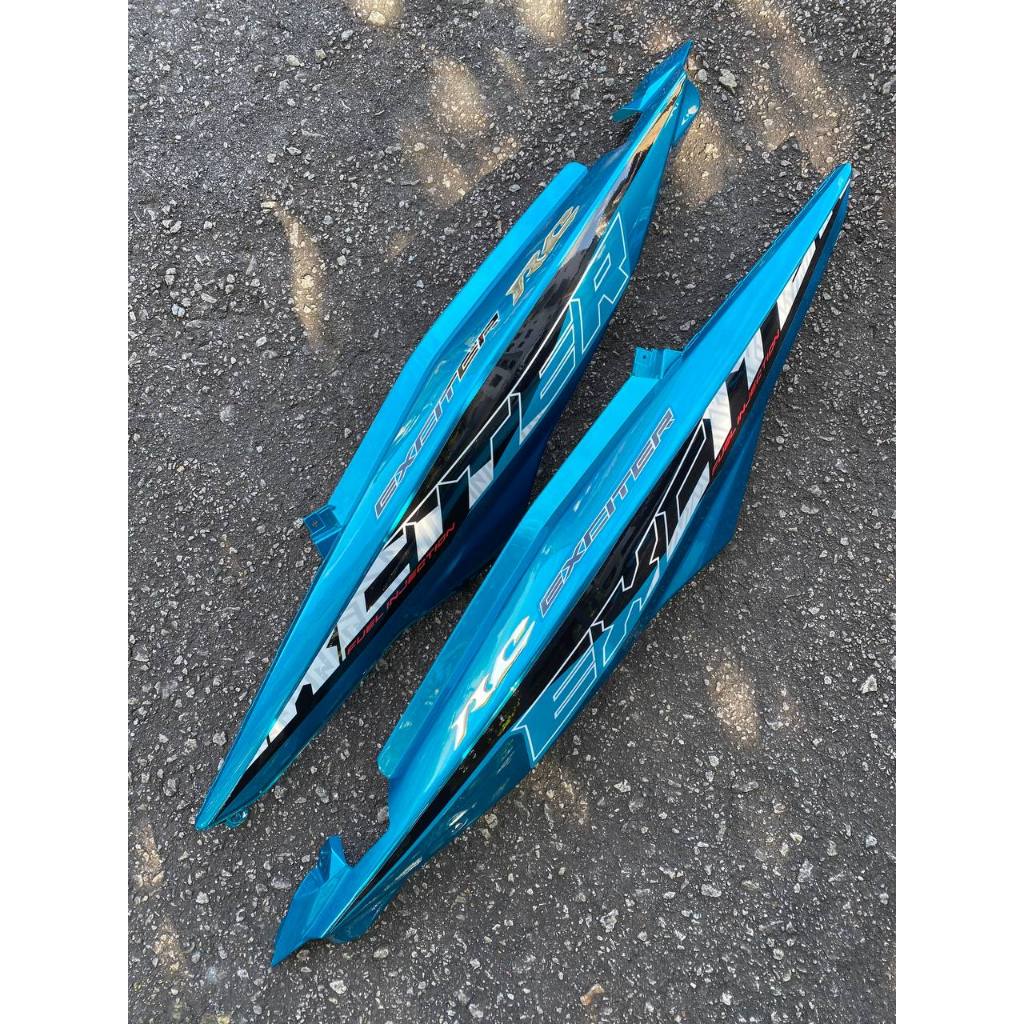 COVERSET Y15 Y15ZR V1 V2 CYAN CM6 RC EXCITER STRIPE SIAP TANAM CLEAR OEM BODYSET MOTORSIKAL YAMAHA
