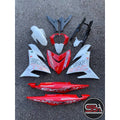 COVER SET Y15ZR V1 V2 EXCITER AEROX ARX1 RED SUN WHITE MERAH PUTIH SIAP TANAM COVERSET Y15ZR YSUKU NEW ORIGINAL VELOZI