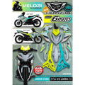 Y16 V2 COVERSET Y16ZR ABS 6MRO BNC2 SC6 GREEN Y16-V2-6MRO1 ORIGINAL VELOZI YAMAHA SIAP TANAM READY STOK