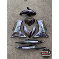 MOTORCYCLE COVERSET BODYSET LC135 LC V8 RC PURPLE BLACK FUEL INJECTION FI YAMAHA SIAP TANAM VELOZI L8-RC-7