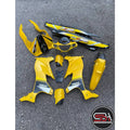 COVERSET ORIGINAL HLY – YAMAHA 125ZR KUNING BATA STRIPE SIAP TAMPAL – PERCUMA EMBLEM TIMBUL – HONG LEONG YAMAHA