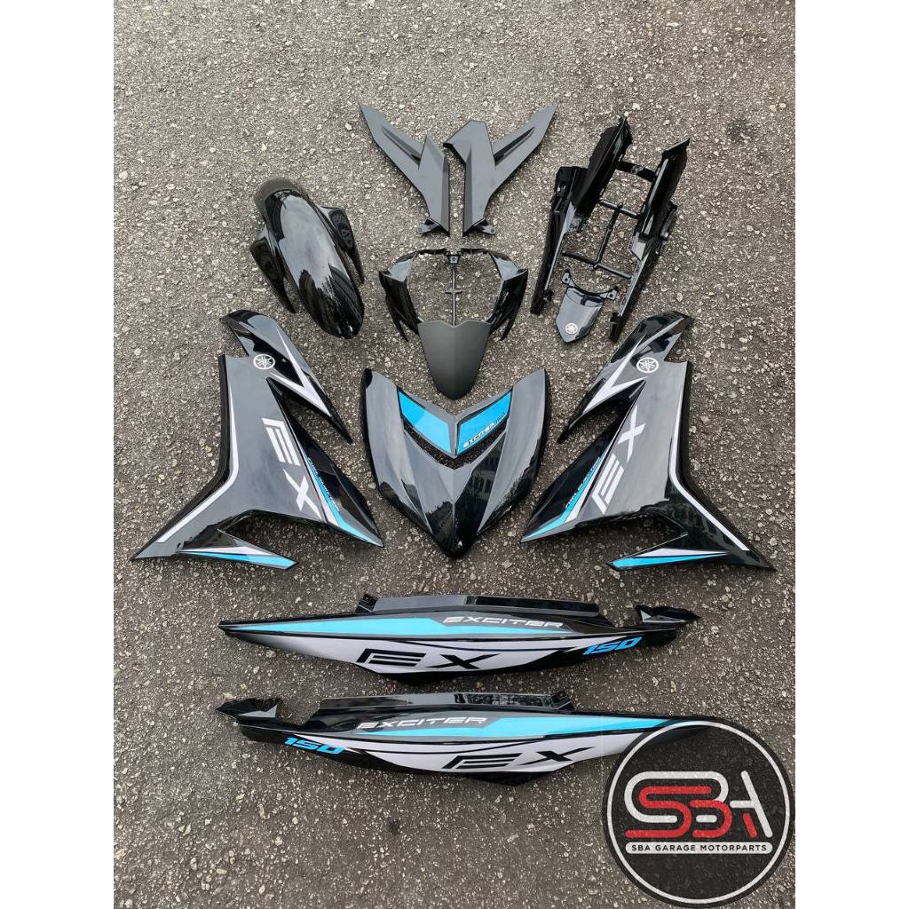 COVERSET BODYSET Y15 Y15ZR V1 V2 VVA BLUE BIRU ORIGINAL EQUIPMENT MANUFACTURER OEM SIAP TANAM