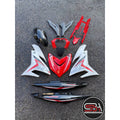 COVERSET Y15ZR Y15 V1 V2 MX KING RED SUN PURE WHITE MERAH SIAP TANAM PREMIUM EDITION BODYSET YSUKU ORIGINAL VELOZI MXK13