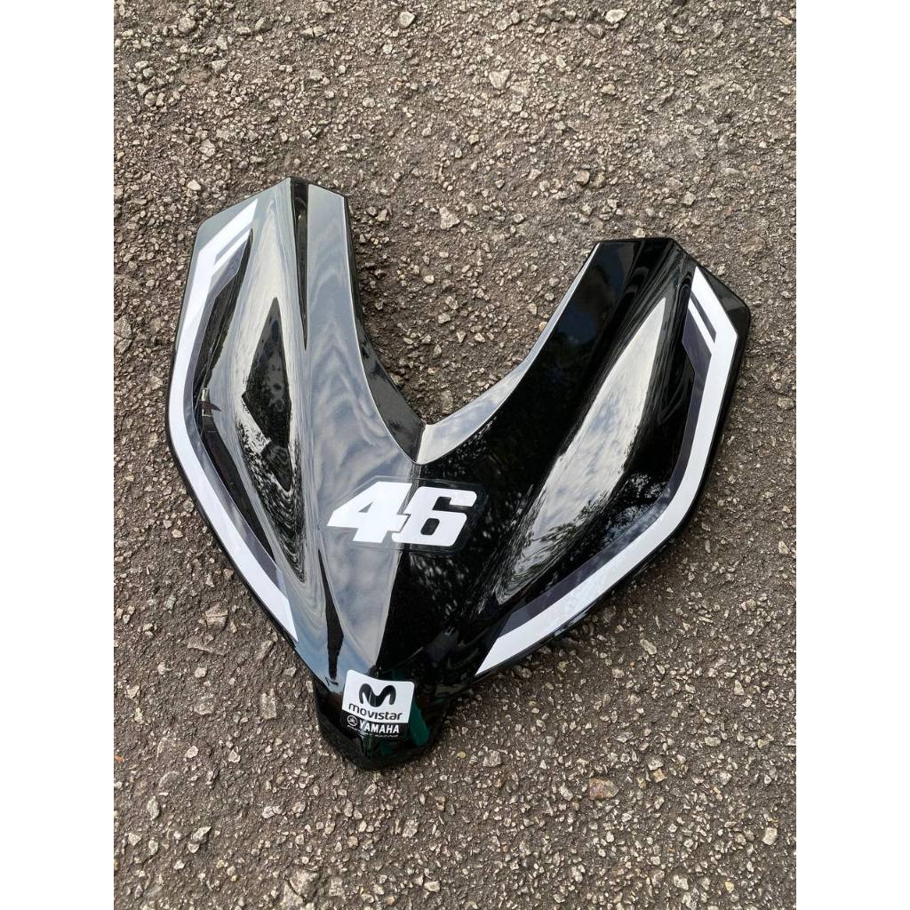 Y16 COVERSET Y16ZR MOVISTAR HITAM BLACK M PUTIH 46 VELOZI SIAP TANAM BODYSET Y16-M3
