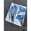 STICKER  BODYSET / STRIPE COVERSET LC135 V6 STORM BLUE BIRU MORITAKA YAMAHA ORIGINAL NO 17