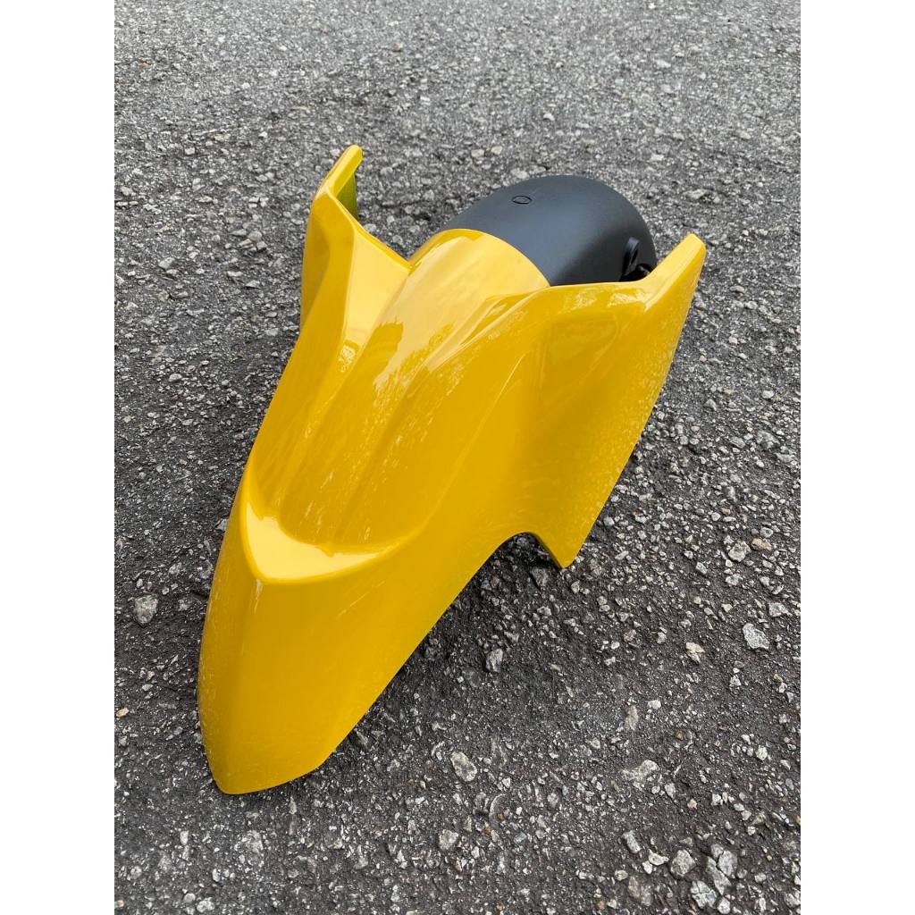 COVERSET BODYSET YAMAHA LC LC135 V6 V7 YELLOW BLACK KUNING HITAM STRIPE TANAM CODE 004 DOCTOR EDITION OEM