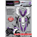 COVERSET BODYSET NVX 155 NVX155 V2 YAMAHA BPM1 WHITE PURPLE AEROX EDITION VELOZI SIAP TANAM NVX-V2-ARX-7