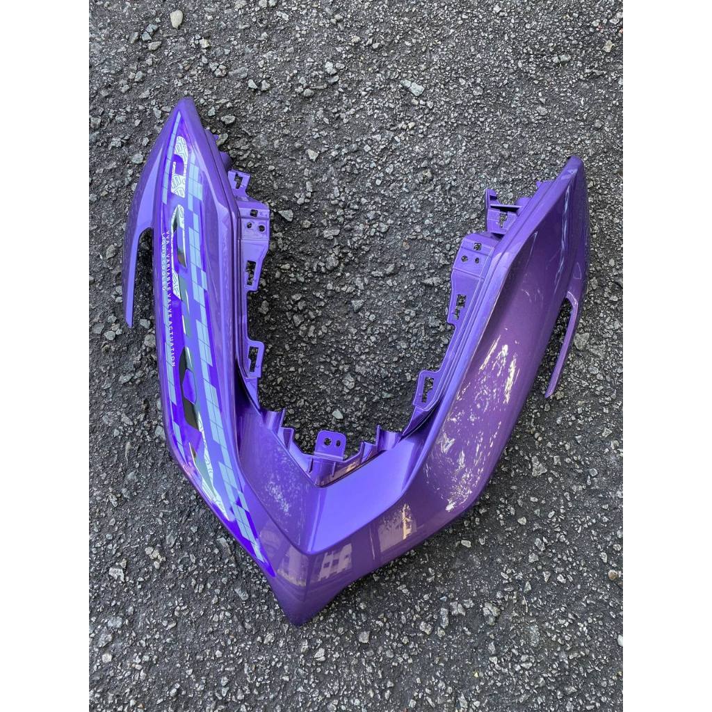 COVERSET BODYSET NVX 155 NVX155 V2 YAMAHA BPM1 WHITE PURPLE AEROX EDITION VELOZI SIAP TANAM NVX-V2-ARX-7