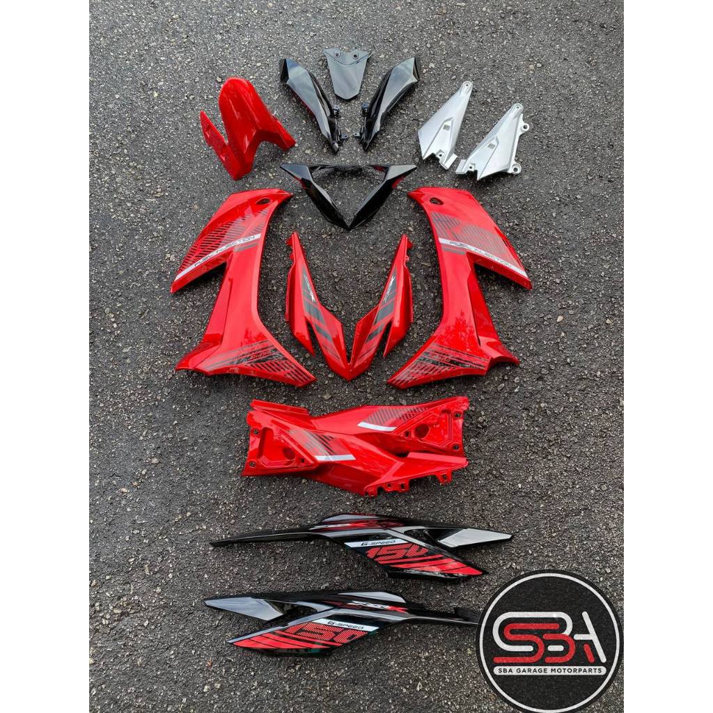 HONDA RSX RS-X 150 RSX150 COVERSET DOCTOR / VELOZI P RED RM7 BATMAN 030 2015 COLOR SIAP TANAM