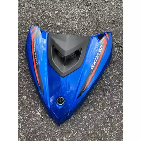 COVERSET YAMAHA BODYSET LC 135 V4 V5 V6 EXCITER 2021 BLUE STRIPE TANAM FREE EMBLEM OEM VELOZI L6-ECT-4