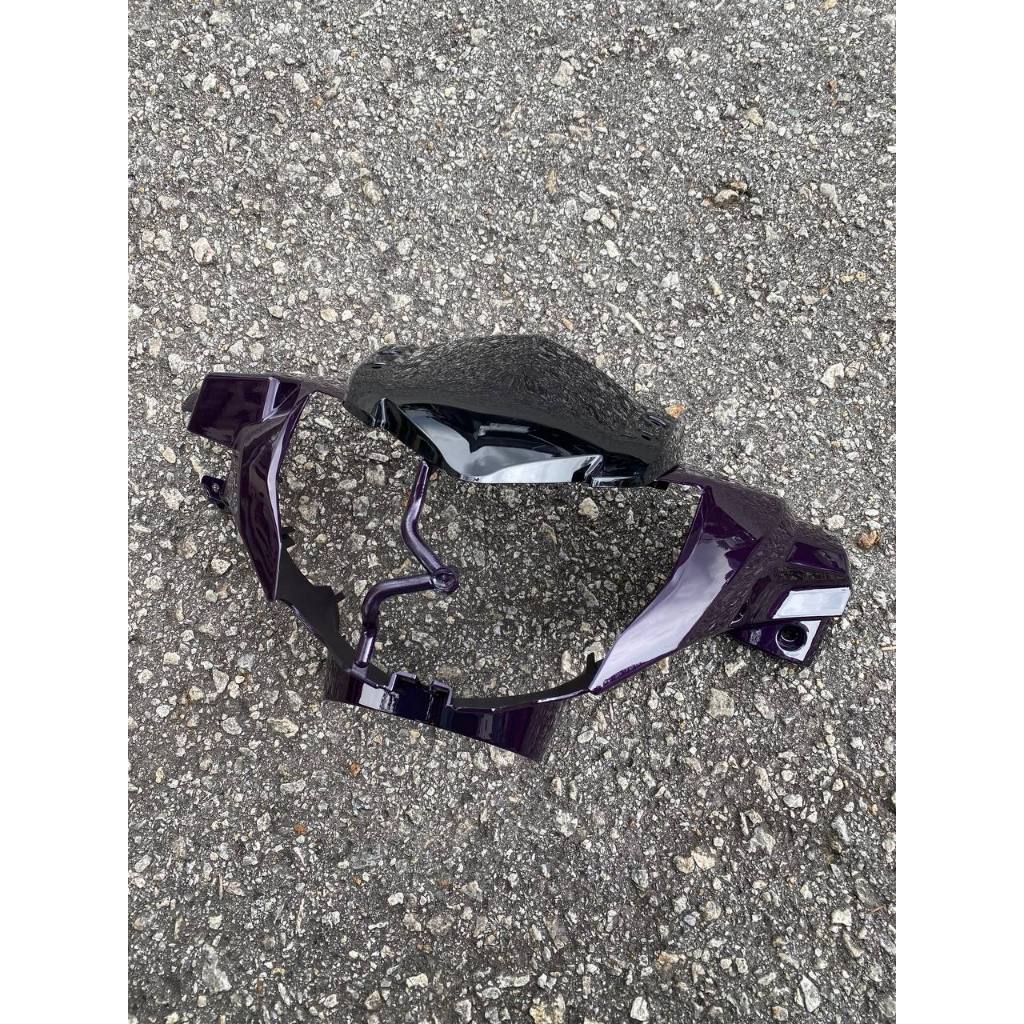 YAMAHA LC LC135 V6 V7 JUPITER MX KING PURPLE GREY DESIGN COVERSET BODYSET SIAP TANAM VELOZI WITH COVER METER