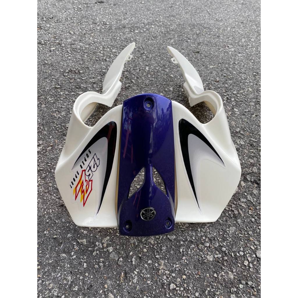 COVERSET ORIGINAL HLY YAMAHA 125Z 125ZR PURPLE SABIT STRIPE STICKER SIAP TAMPAL PERCUMA EMBLEM TIMBUL HONG LEONG YAMAHA