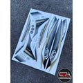STICKER STRIPE BODYSET COVERSET LC LC135 V2 V3 V4 V5 V6 V7 HITAM PURBA BLACK STANDARD MORITAKA YAMAHA NO 7