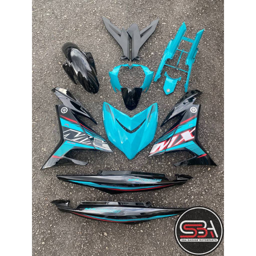 COVER SET Y15ZR V1 V2 MX KING CYAN CS6 BLACK SIAP TANAM COVERSET PREMIUM EDITION BODYSET Y15ZR YSUKU NEW ORIGINAL VELOZI