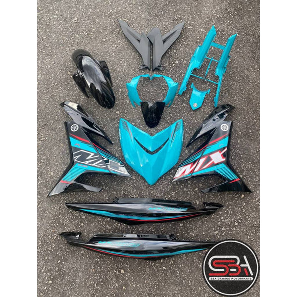 COVER SET Y15ZR V1 V2 MX KING CYAN CS6 BLACK SIAP TANAM COVERSET PREMIUM EDITION BODYSET Y15ZR YSUKU NEW ORIGINAL VELOZI