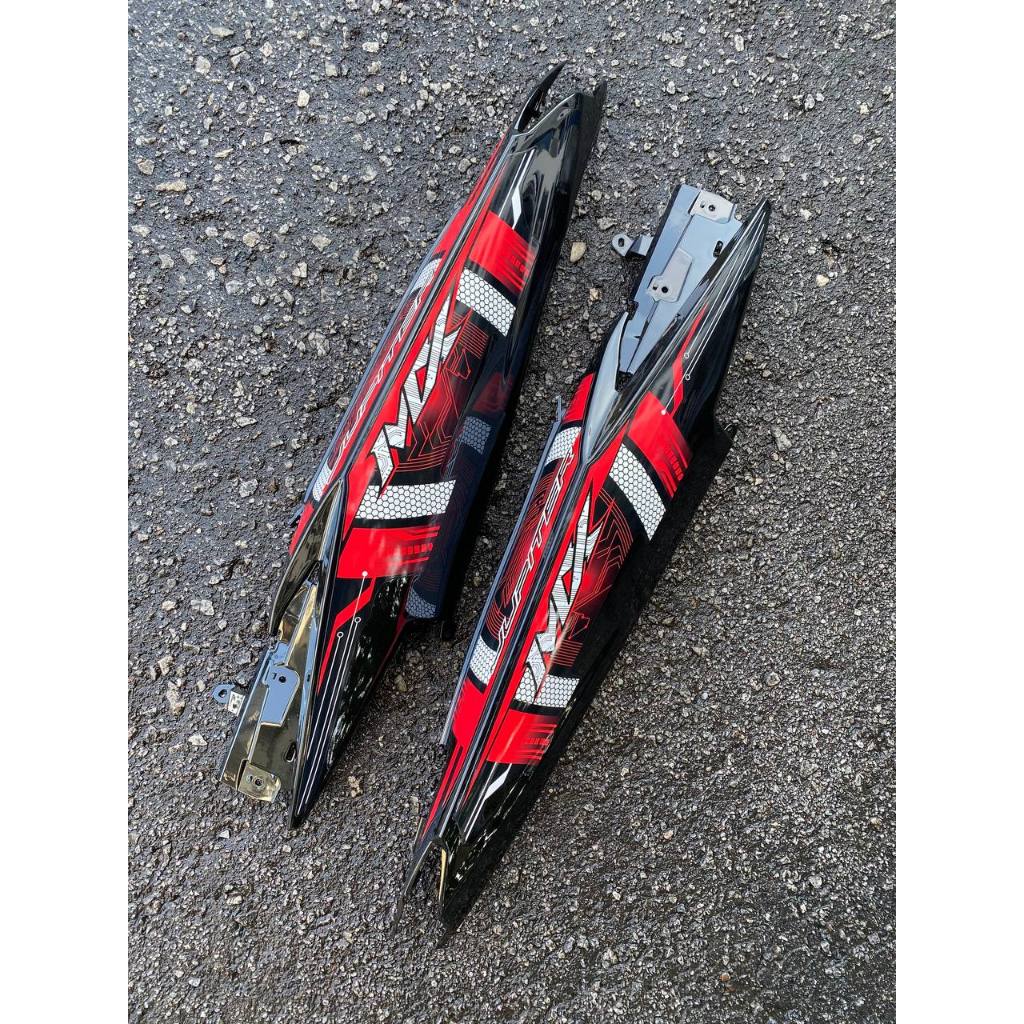 COVERSET YAMAHA LC LC135 V2 V6 V7 JUPITER JMX MX RED RM7 BLACK L6-JMX-4 SIAP TANAM ORIGINAL VELOZI + COVER METER